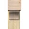 Ekena Millwork Legacy Block Rough Sawn Bracket w/ Offset Brace, Douglas Fir, 8"W x 18"D x 18"H BKT0806X18X18LEC05RDF - alternate 2